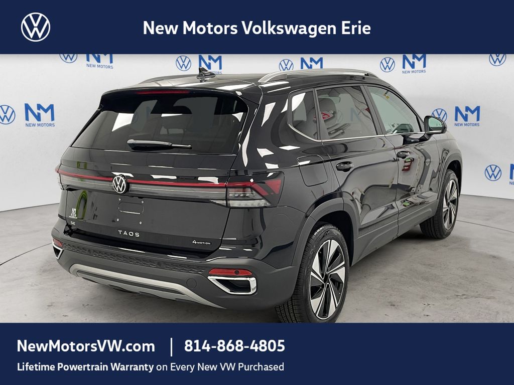 2026 Volkswagen Taos 1.5T SE Deep Black Pearl at New Motors