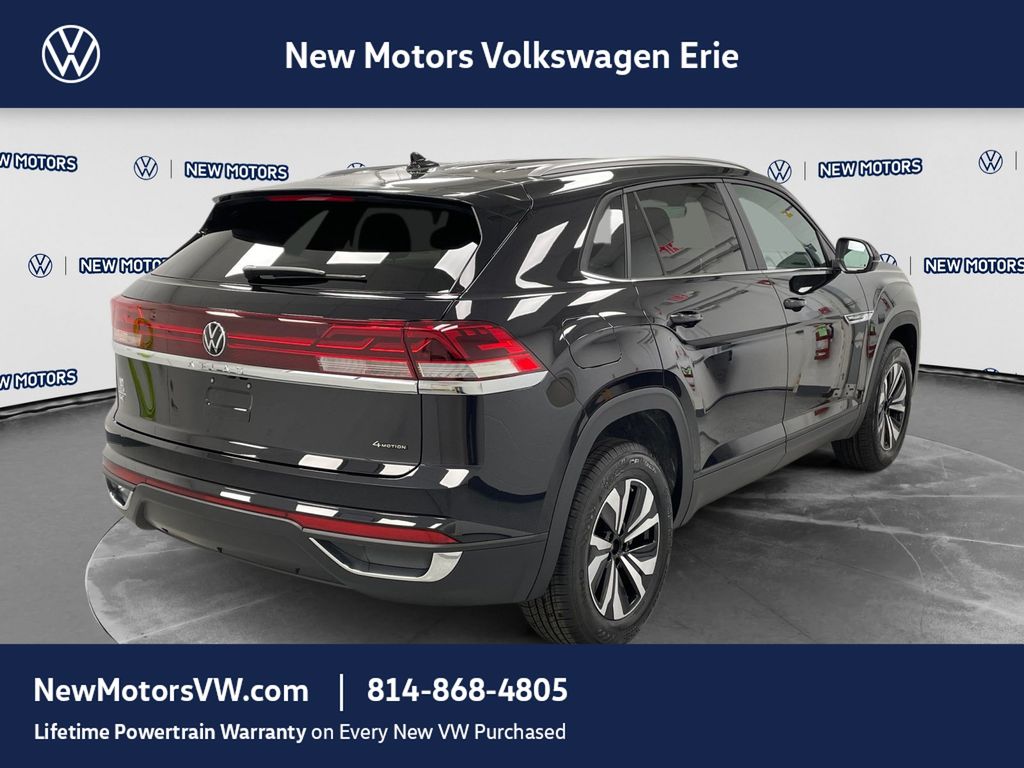 2026 Volkswagen Atlas Cross Sport SE Deep Black Pearl at New Motors