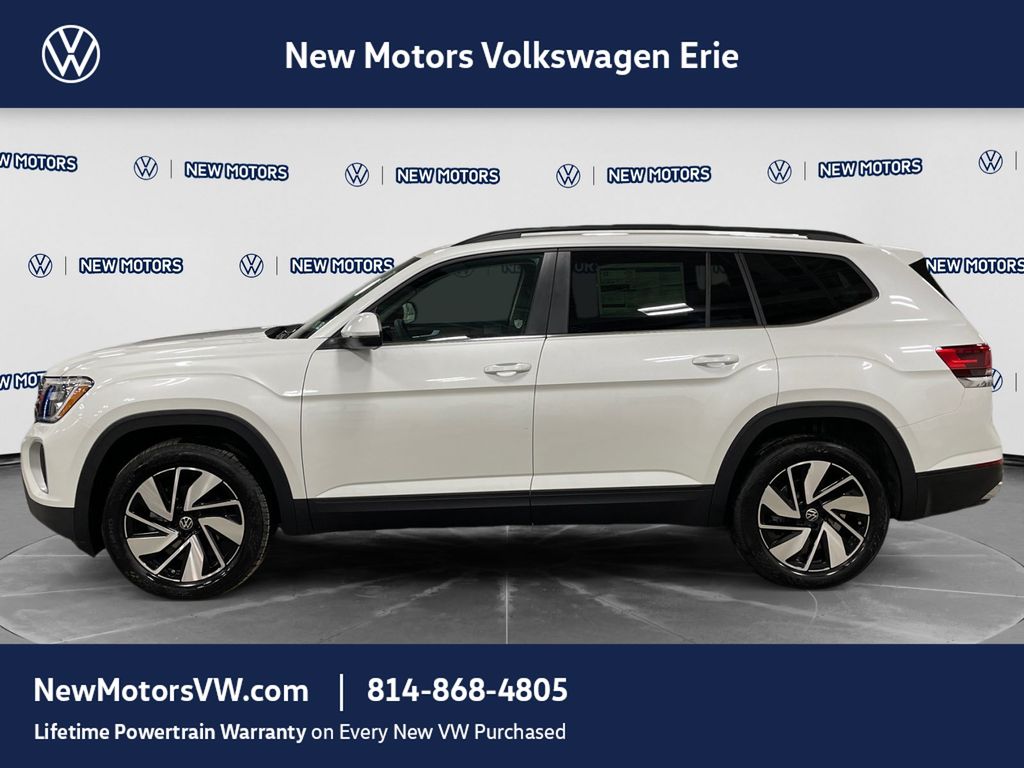 2026 Volkswagen Atlas SE w/Technology Opal White Pearl at New Motors