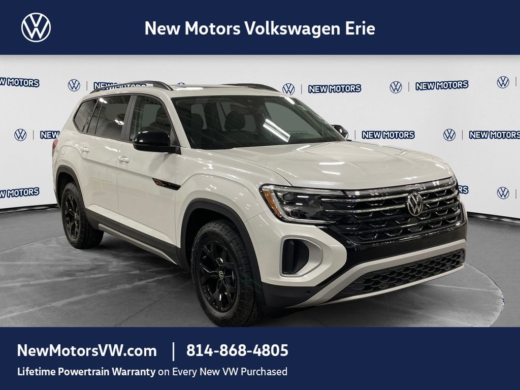 2026 Volkswagen Atlas Peak Edition White Pearl at New Motors