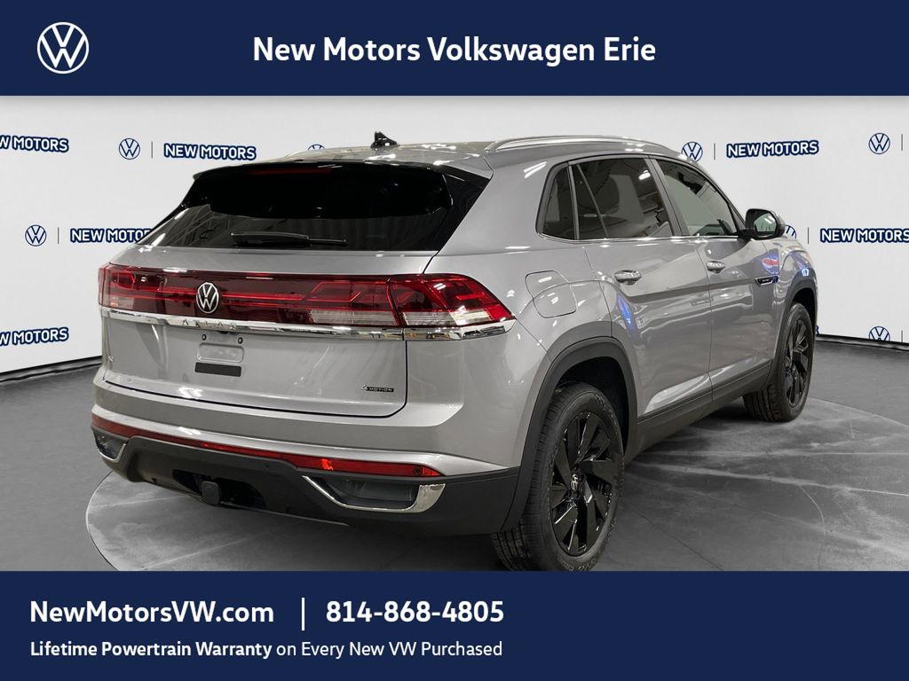 2026 Volkswagen Atlas Cross Sport SE w/Technology Silver Mist at New Motors