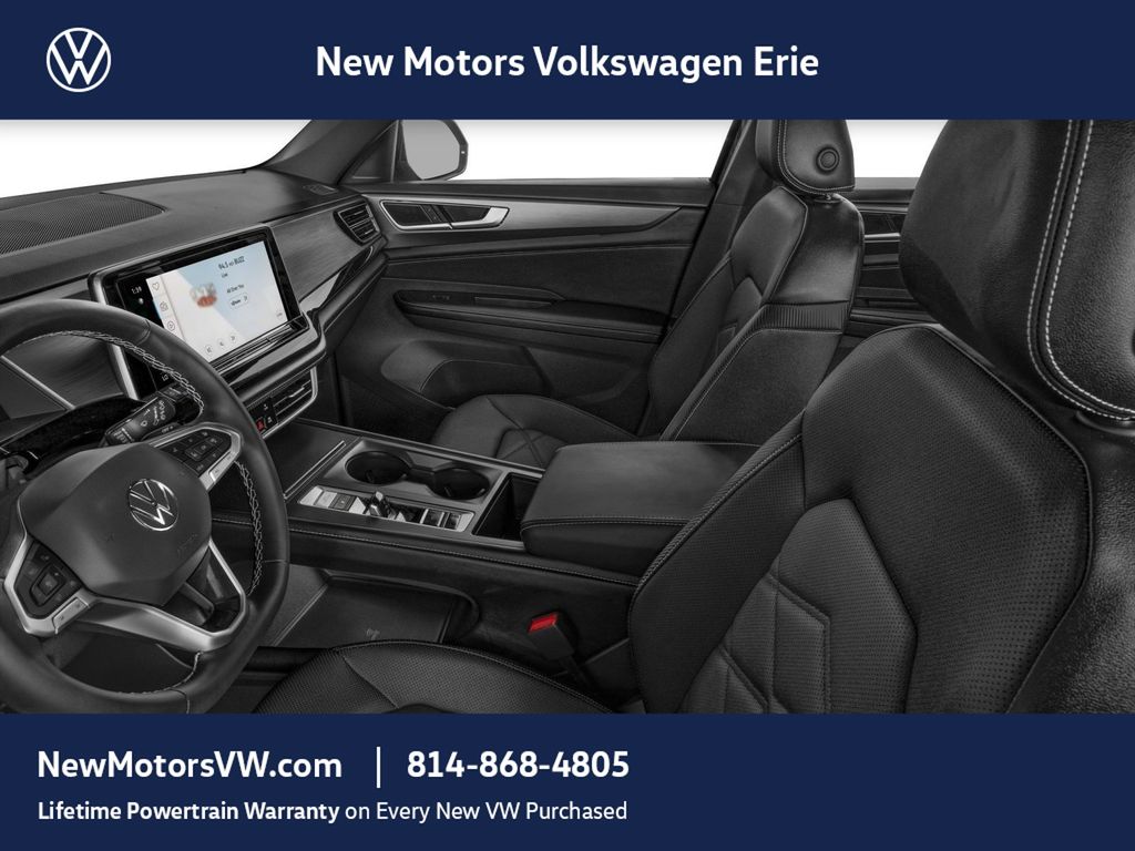 2026 Volkswagen Atlas Cross Sport SE Opal White Pearl at New Motors