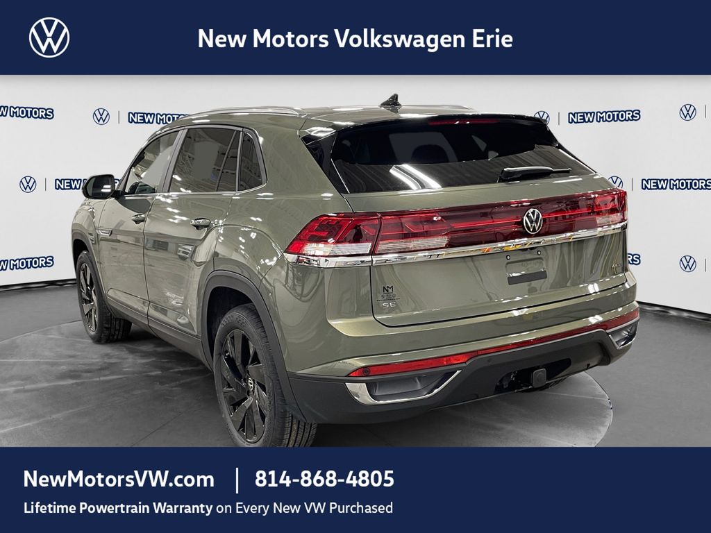 2026 Volkswagen Atlas Cross Sport SE w/Technology Avocado Green Pearl at New Motors