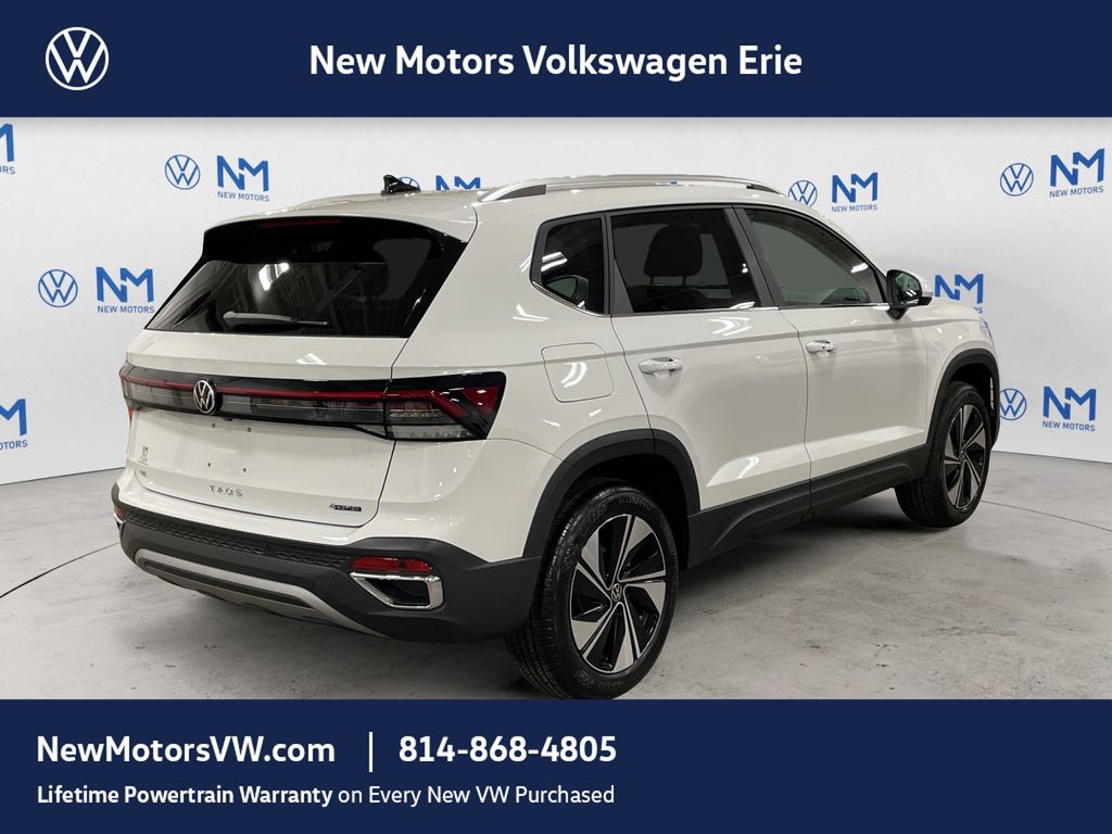 2026 Volkswagen Taos 1.5T SE Pure White at New Motors