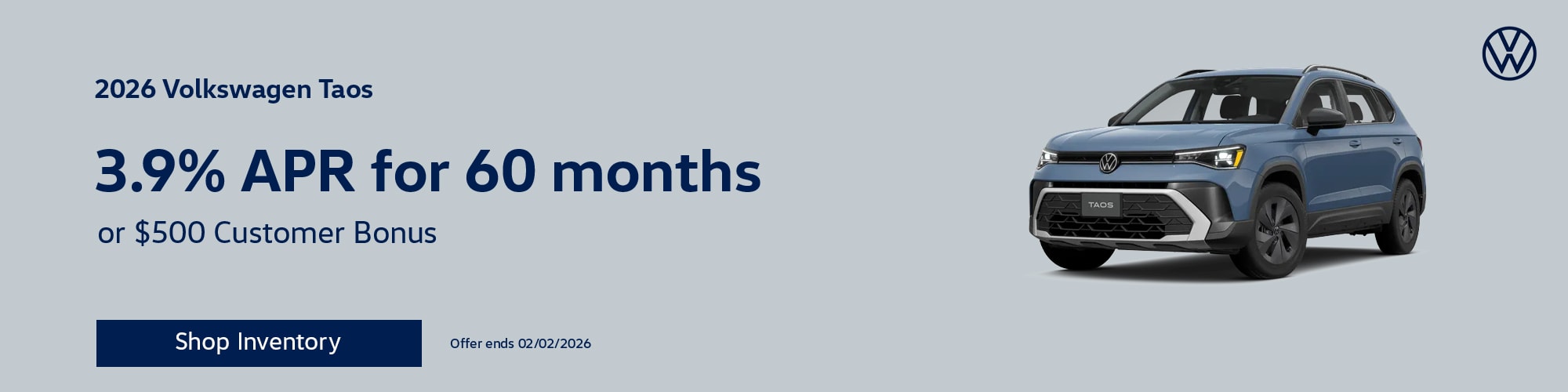 New 2026 Volkswagen Taos