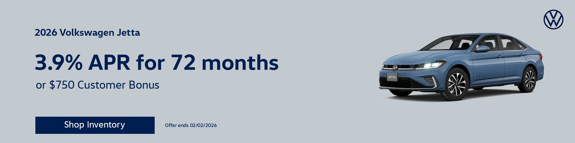 New 2026 Volkswagen Jetta