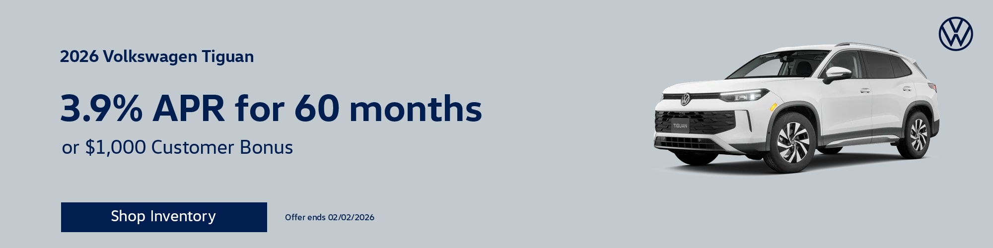New 2026 Volkswagen Tiguan