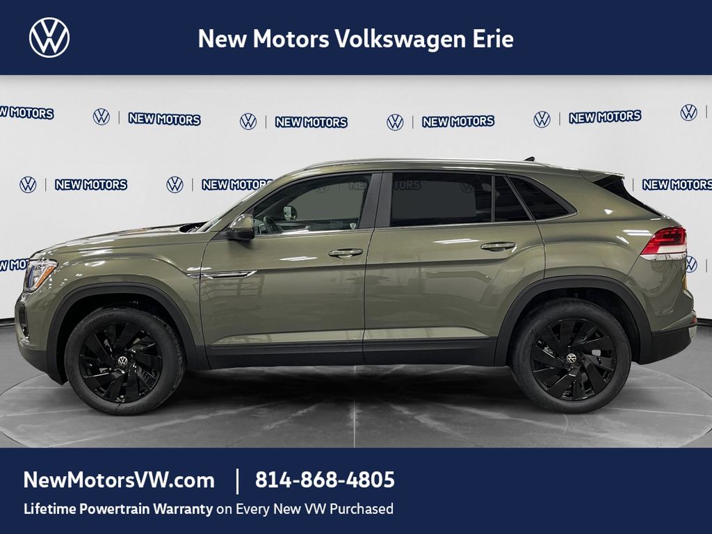 2026 Volkswagen Atlas Cross Sport SE w/Technology Avocado Green Pearl at New Motors