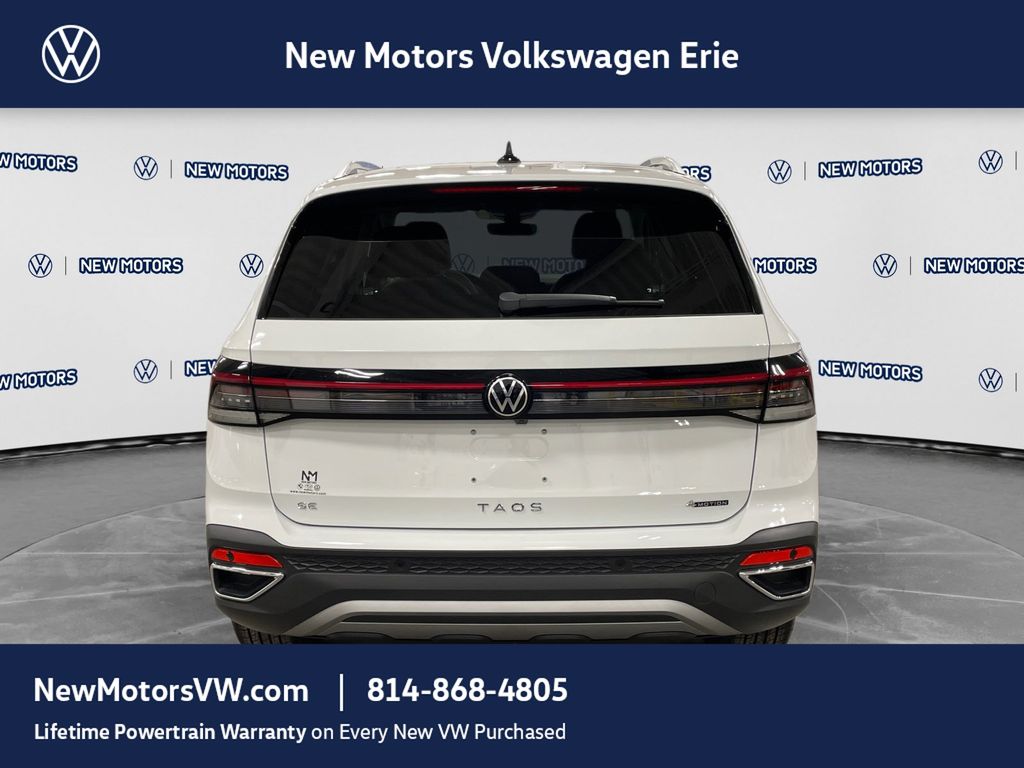 2026 Volkswagen Taos 1.5T SE Pure White at New Motors