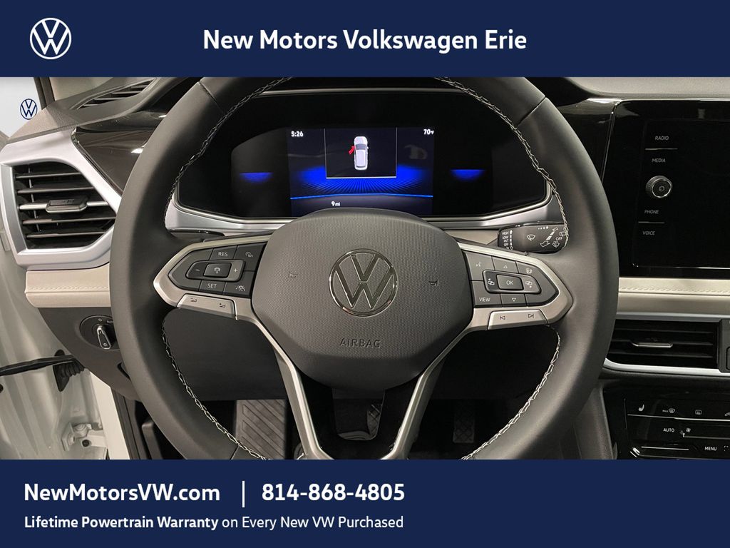2026 Volkswagen Taos 1.5T SE Pure White at New Motors