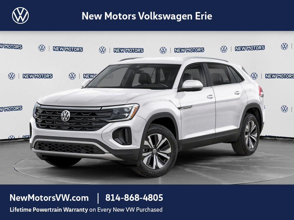 2026 Volkswagen Atlas Cross Sport SE Opal White Pearl at New Motors