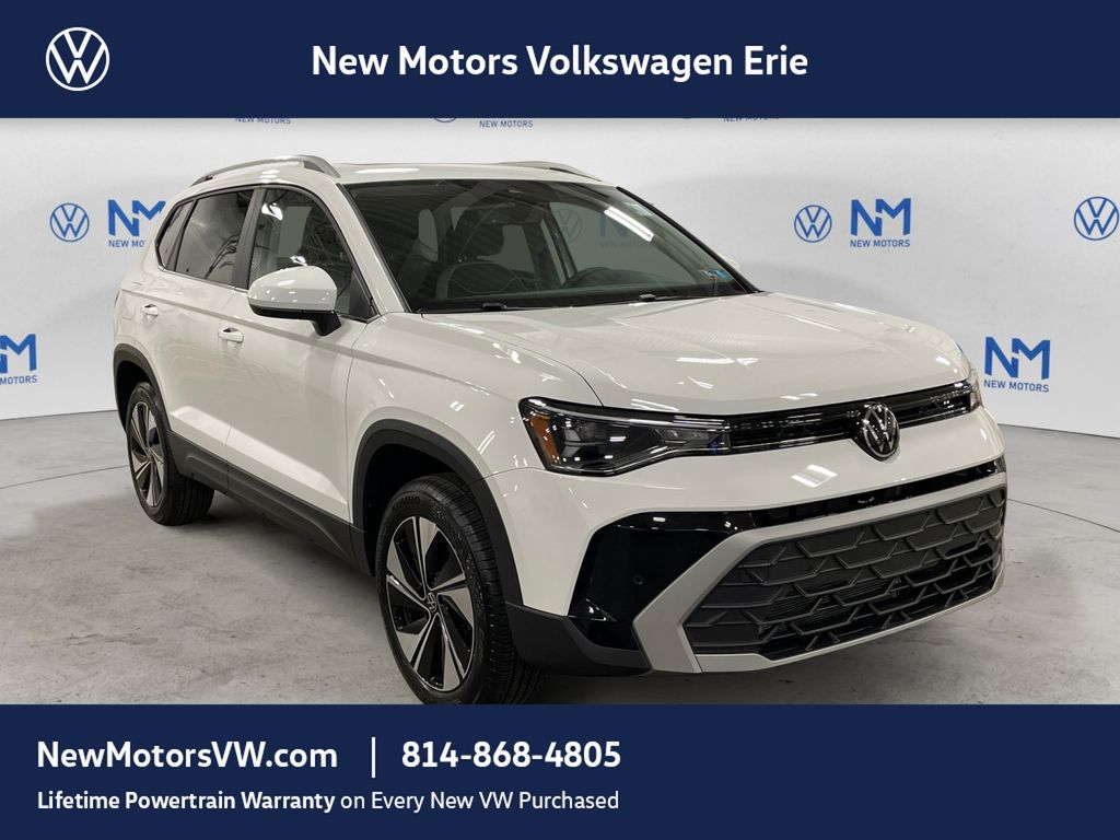 2026 Volkswagen Taos 1.5T SE Pure White at New Motors