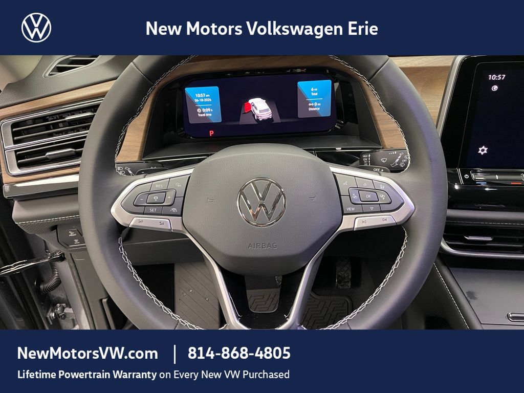 2026 Volkswagen Atlas SE Silver Mist at New Motors