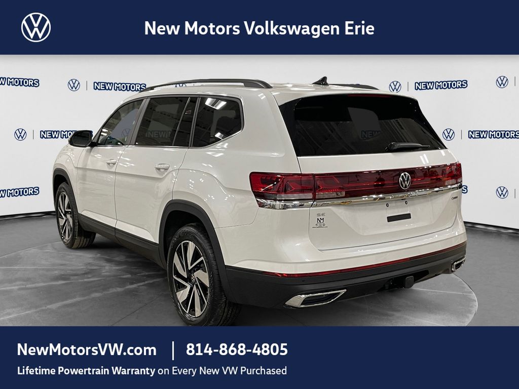 2026 Volkswagen Atlas SE w/Technology Opal White Pearl at New Motors
