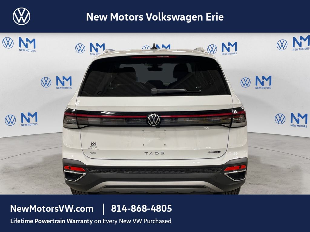 2026 Volkswagen Taos 1.5T SE Pure White at New Motors