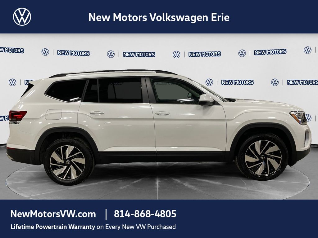 2026 Volkswagen Atlas SE w/Technology Opal White Pearl at New Motors