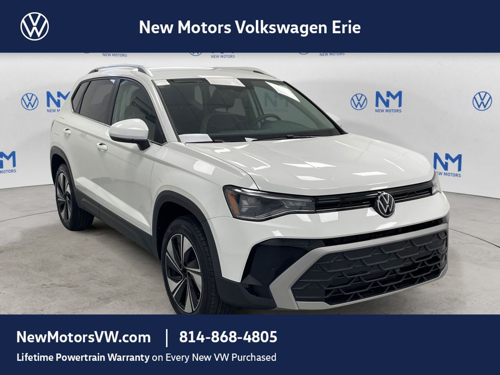 2026 Volkswagen Taos 1.5T SE Pure White at New Motors