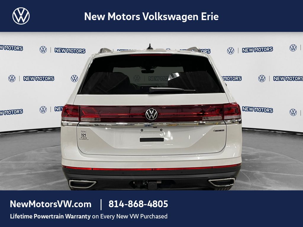 2026 Volkswagen Atlas SE w/Technology Opal White Pearl at New Motors