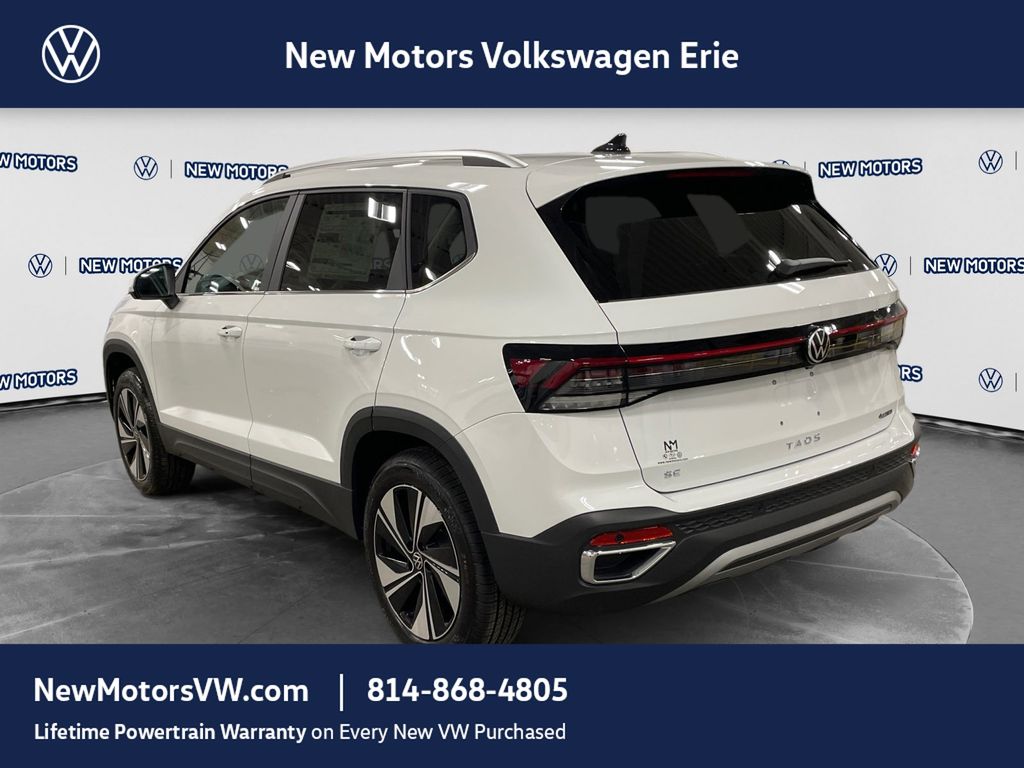 2026 Volkswagen Taos 1.5T SE Pure White at New Motors