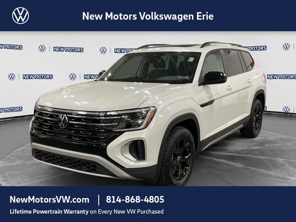 2026 Volkswagen Atlas Peak Edition White Pearl at New Motors