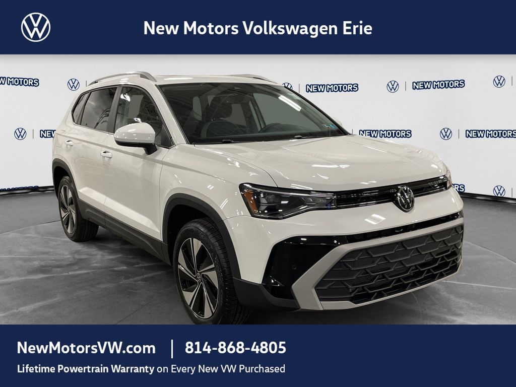 2026 Volkswagen Taos 1.5T SE Pure White at New Motors