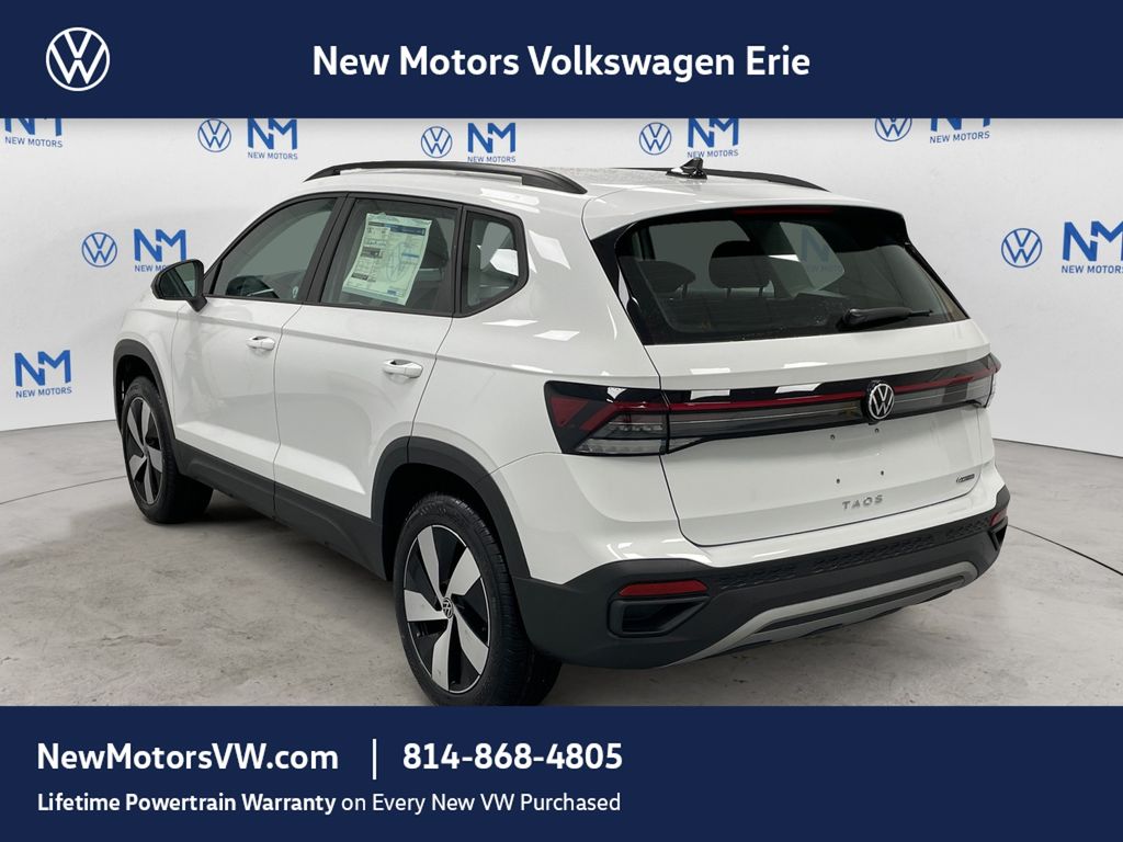 2026 Volkswagen Taos 1.5T S Pure White at New Motors