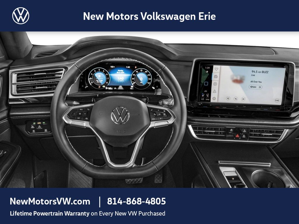 2026 Volkswagen Atlas Cross Sport SE Opal White Pearl at New Motors
