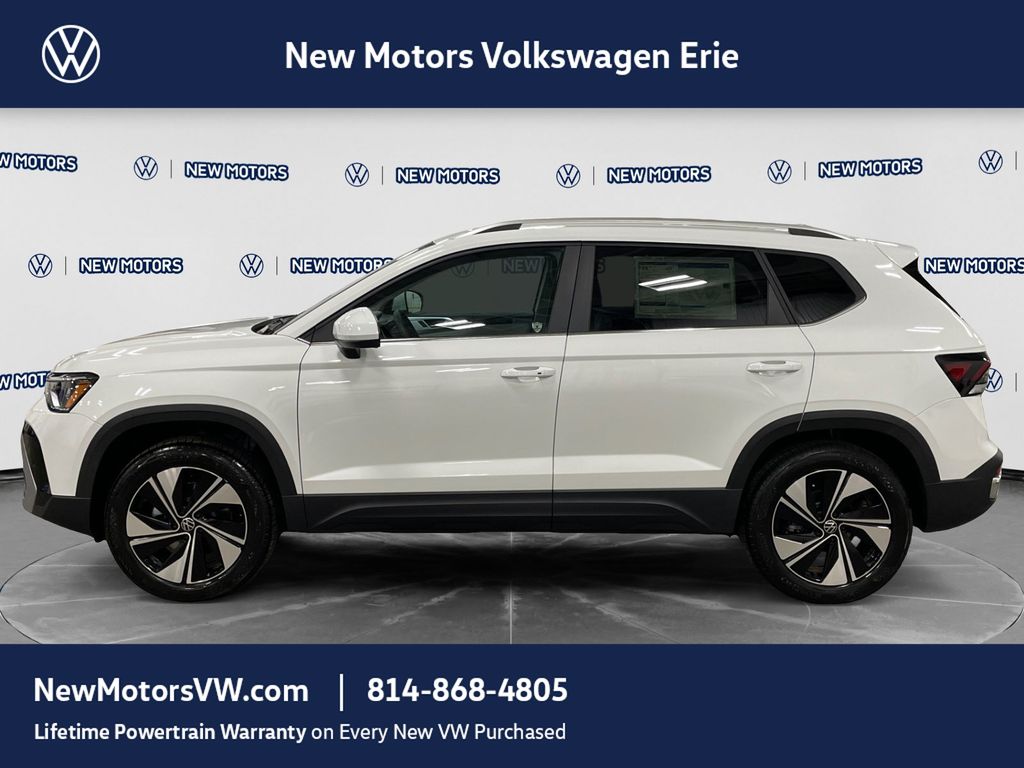2026 Volkswagen Taos 1.5T SE Pure White at New Motors
