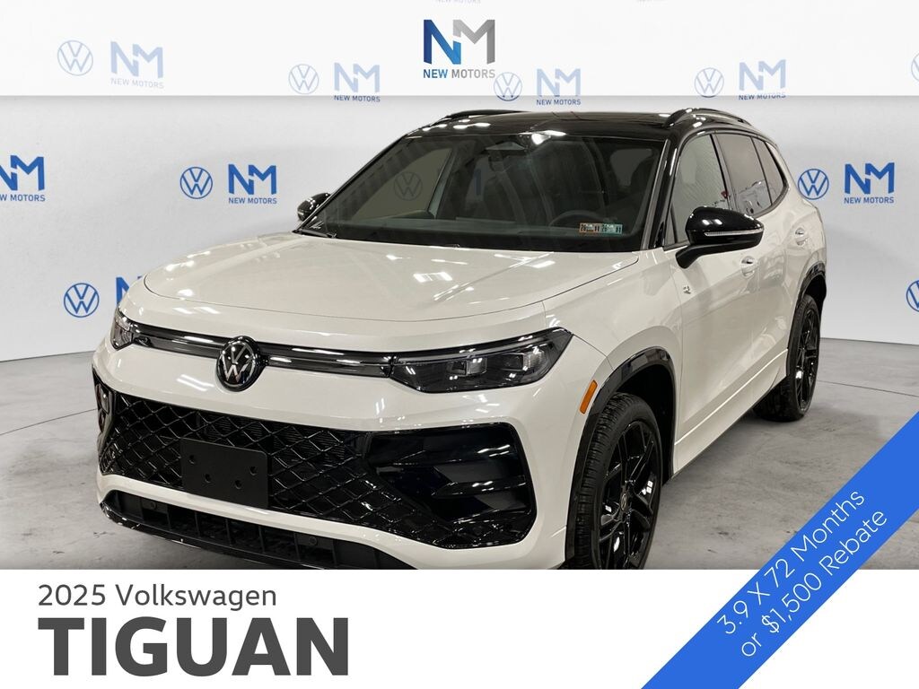New 2025 Volkswagen Tiguan 2.0T SE R-Line Black SUV