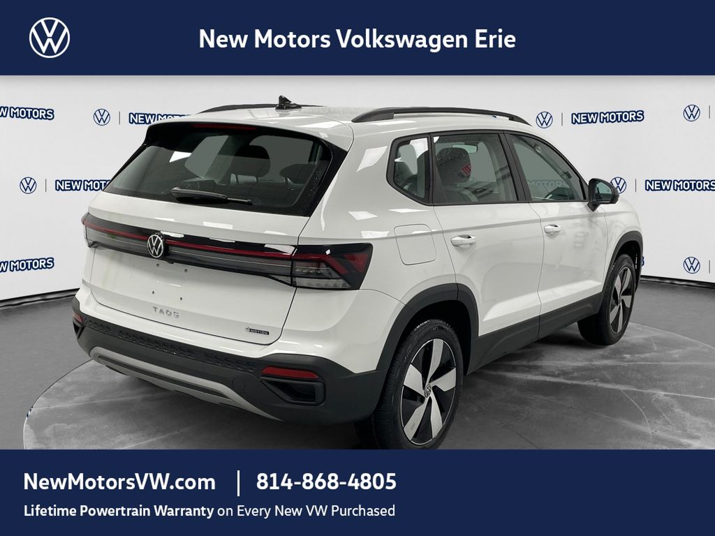 2026 Volkswagen Taos 1.5T S Pure White at New Motors