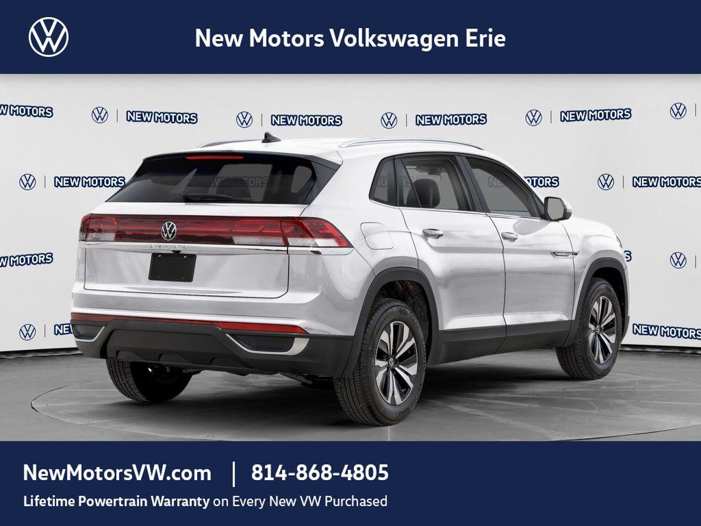 2026 Volkswagen Atlas Cross Sport SE Opal White Pearl at New Motors