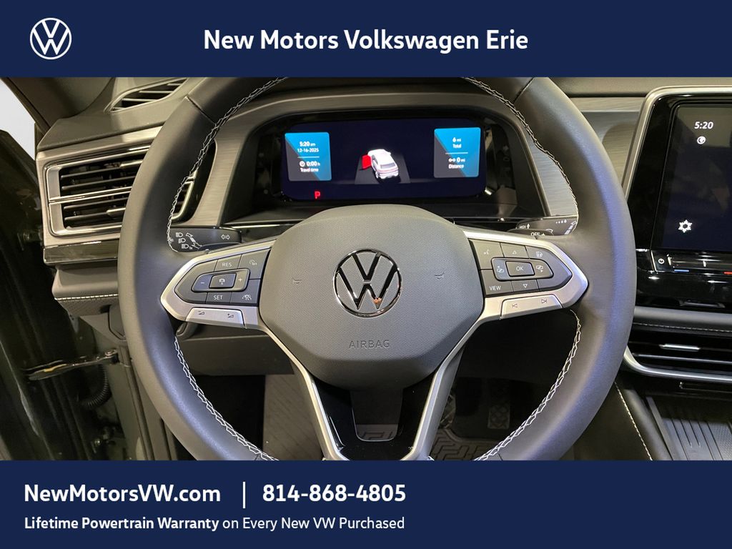 2026 Volkswagen Atlas Cross Sport SE w/Technology Avocado Green Pearl at New Motors