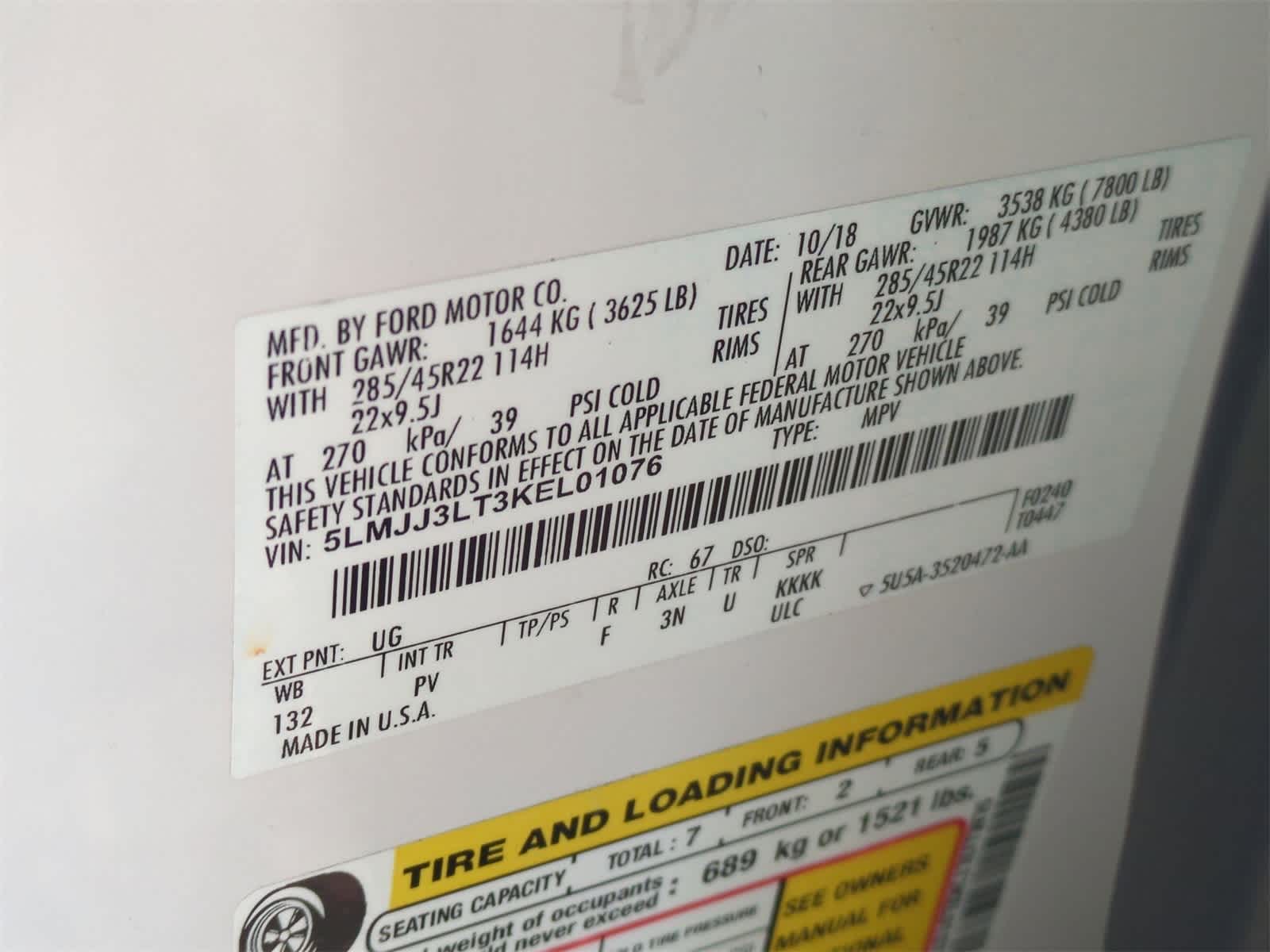 Thumbnail: 2019 Lincoln Navigator L - 34