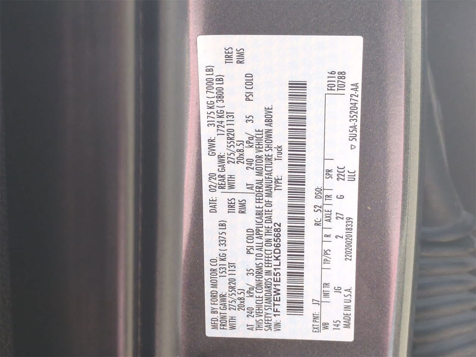 Thumbnail: 2020 Ford F-150 - 31