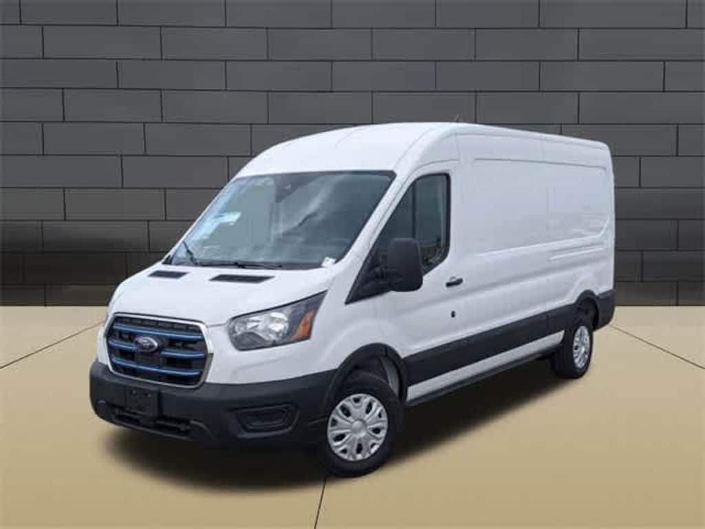 New 2023 Ford E-Transit-350 Cargo Cargo Van Van Medium Roof Van
