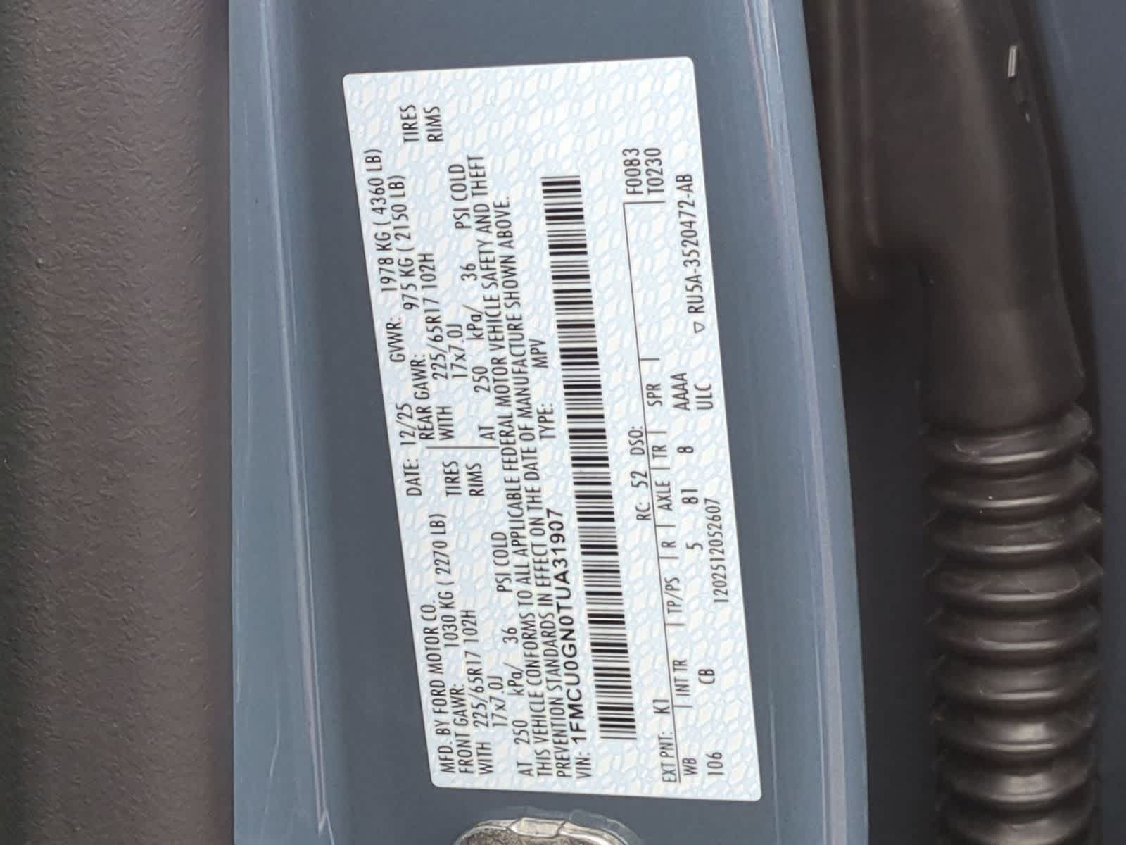 Thumbnail: 2026 Ford Escape - 33