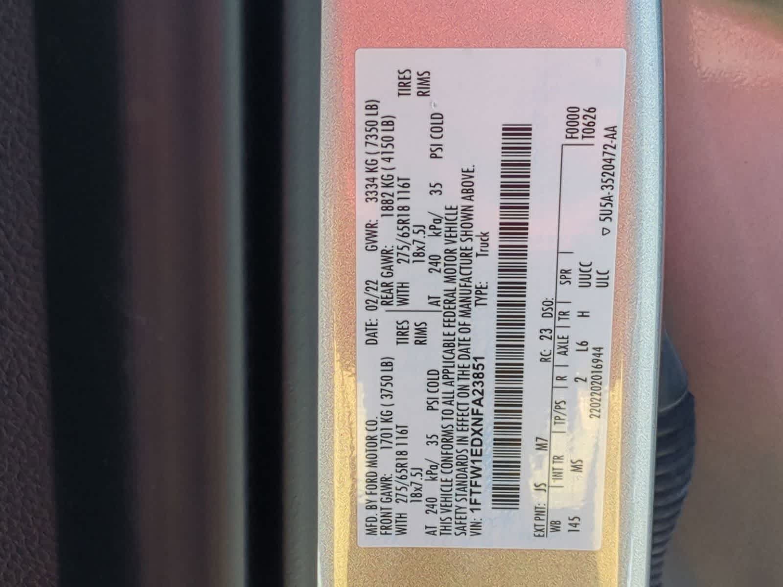 Thumbnail: 2022 Ford F-150 - 33