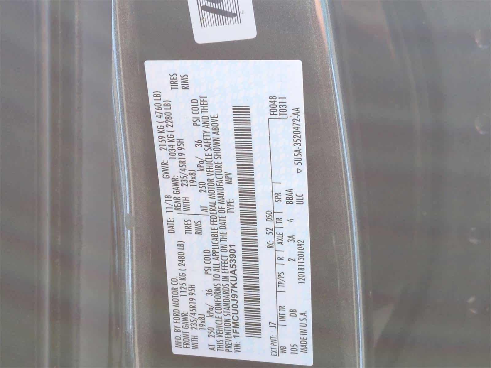 Thumbnail: 2019 Ford Escape - 33