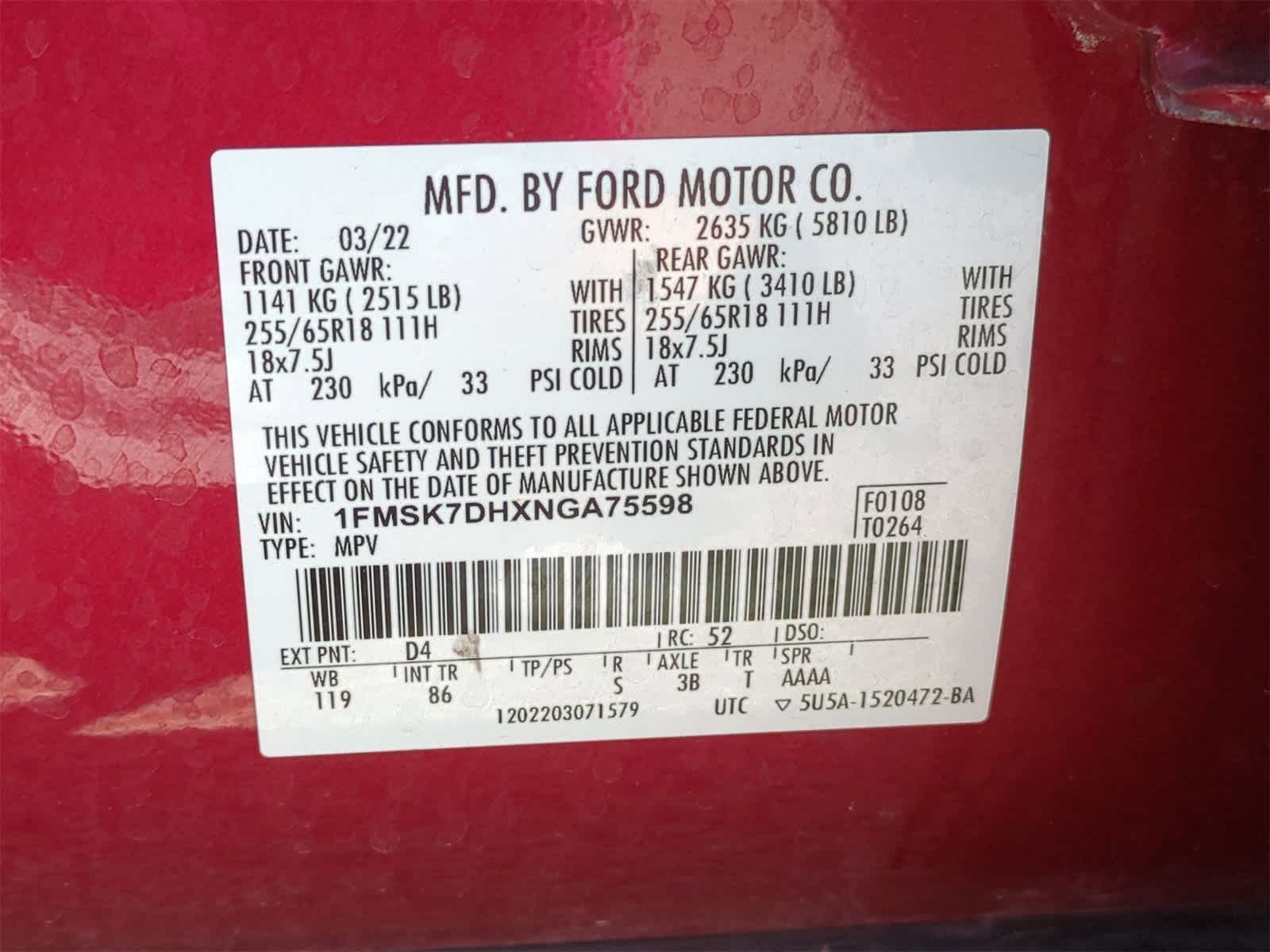 Thumbnail: 2022 Ford Explorer - 32