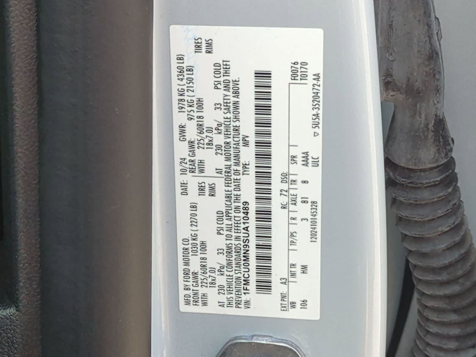 Thumbnail: 2025 Ford Escape - 32