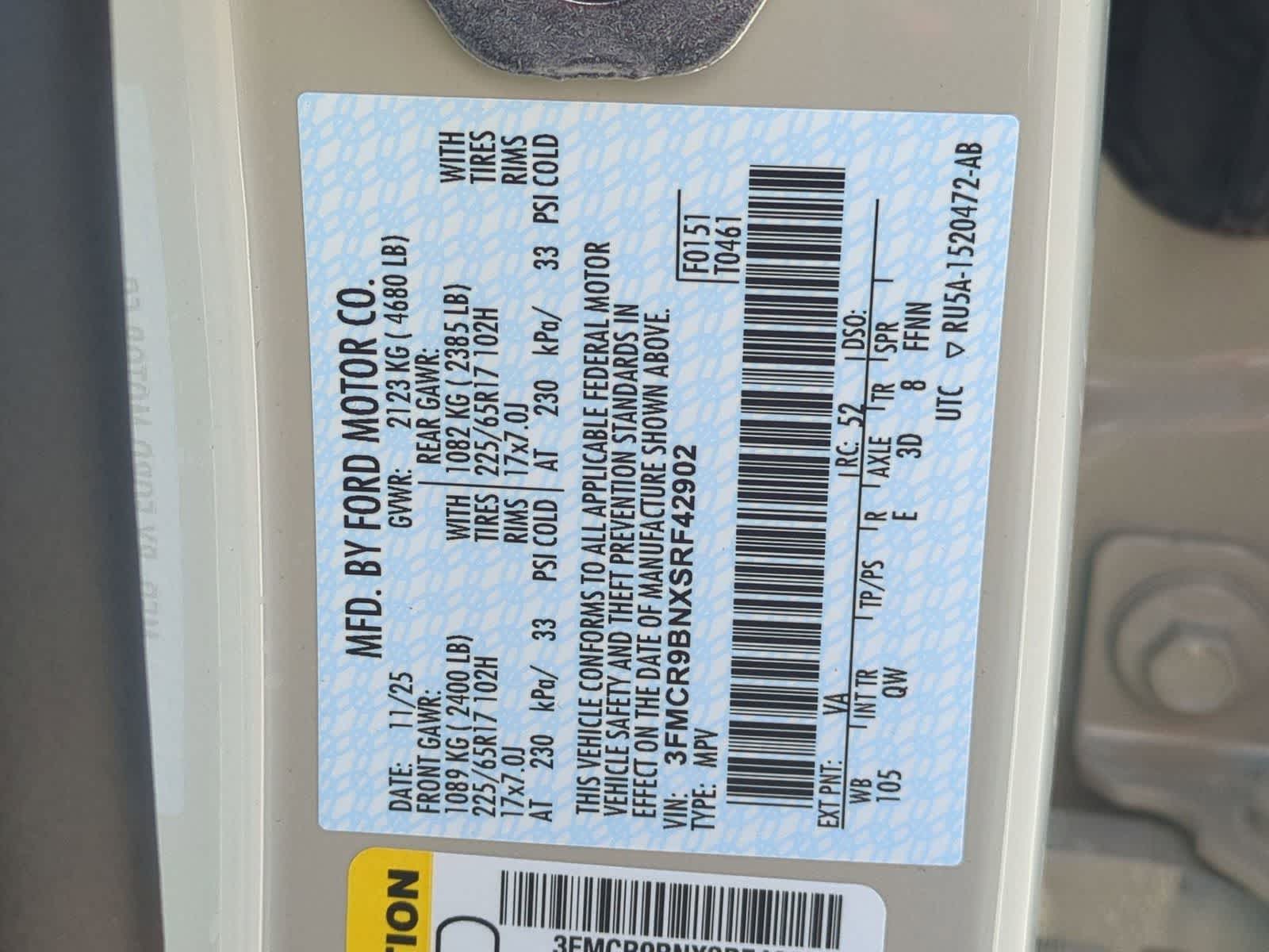 Thumbnail: 2025 Ford Bronco Sport - 32