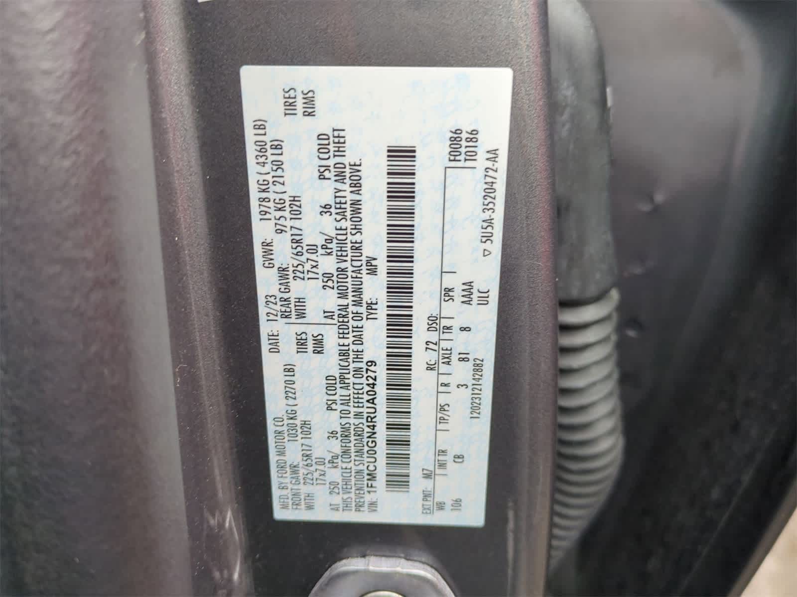 Thumbnail: 2024 Ford Escape - 32