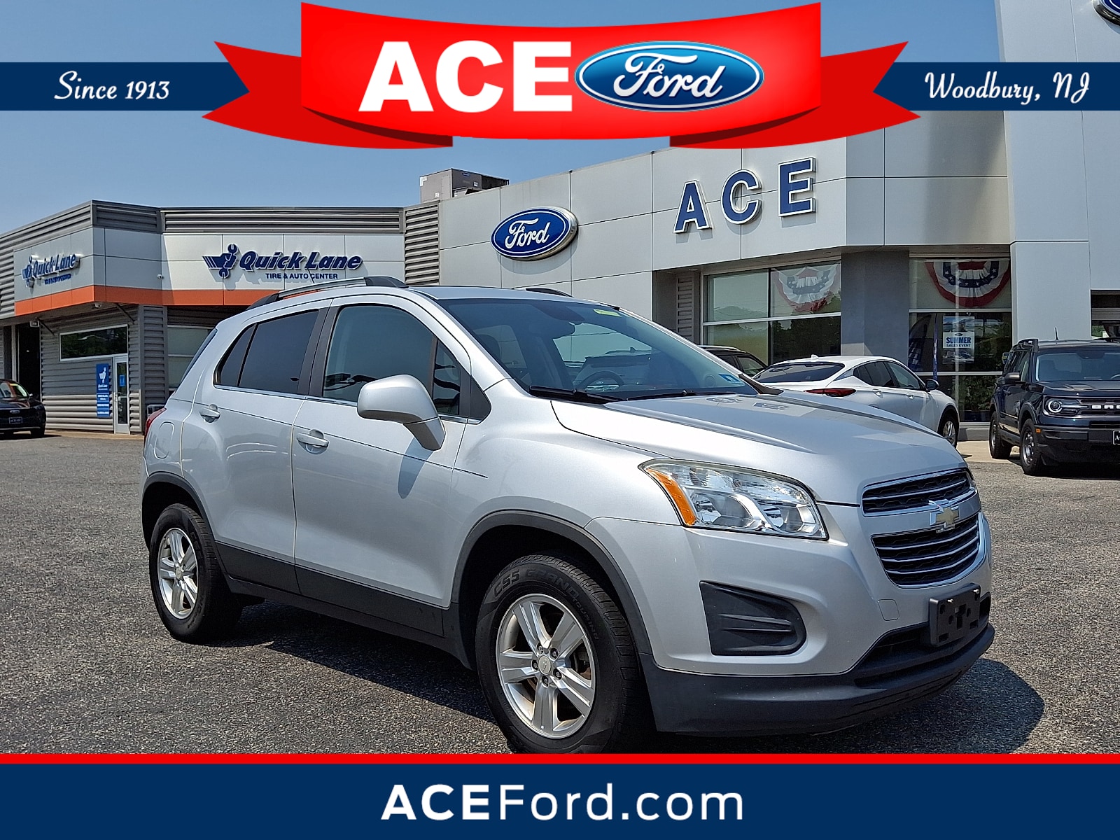 Used 2016 Chevrolet Trax LT with VIN 3GNCJPSB1GL227204 for sale in Woodbury, NJ