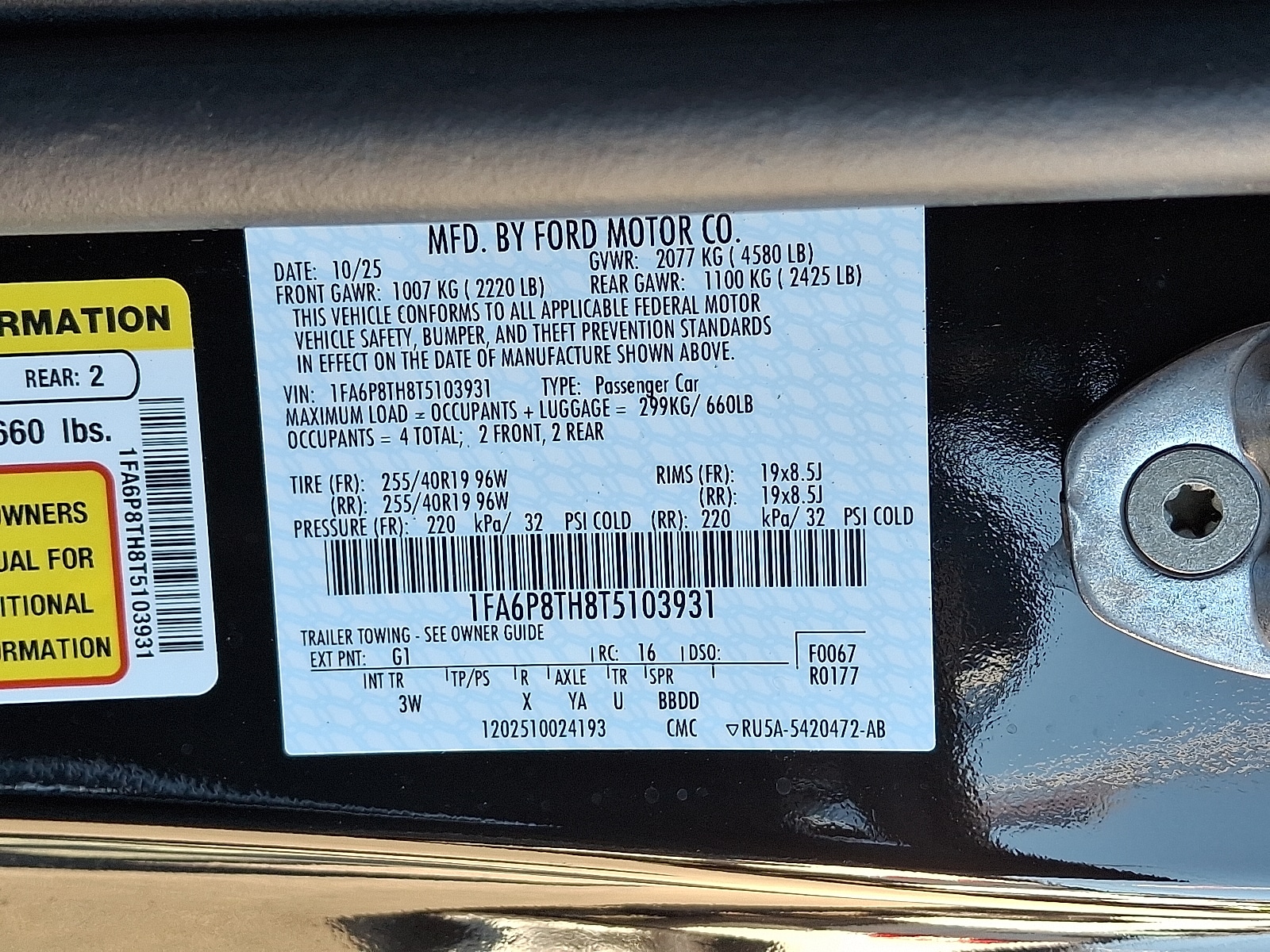 2026 Ford Mustang EcoBoost Premium Fastback - Photo 10