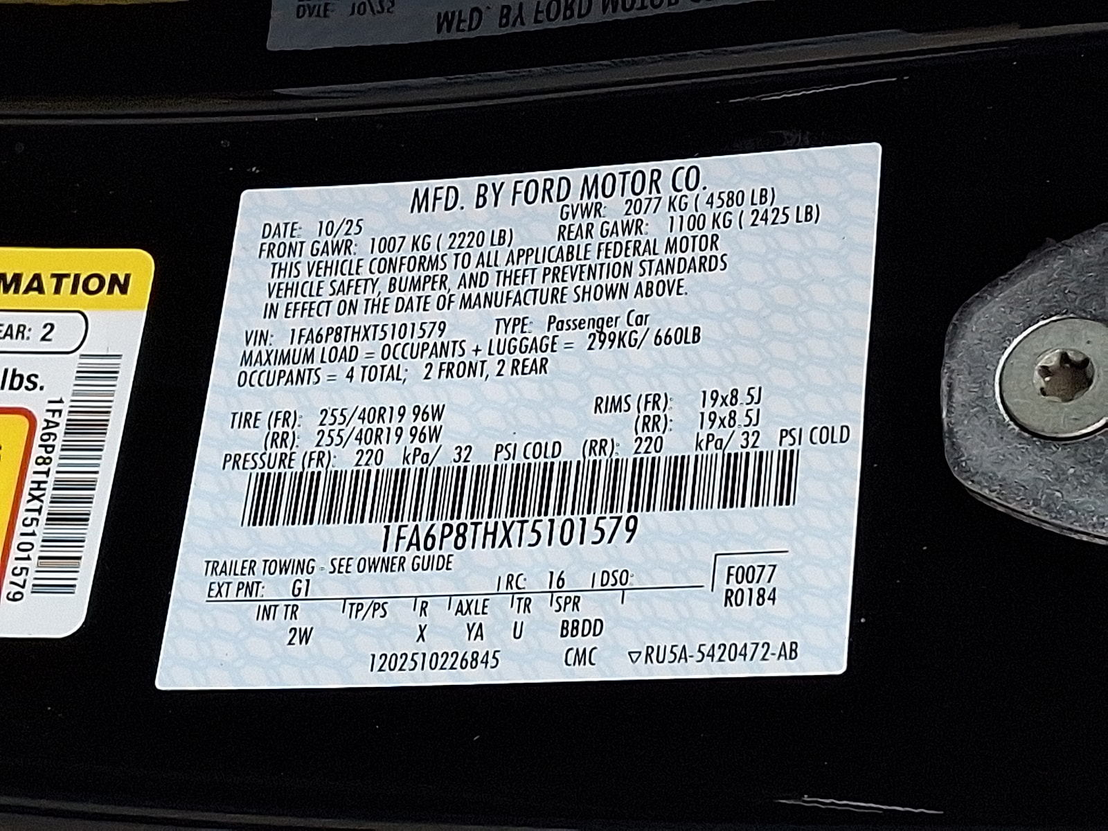 2026 Ford Mustang EcoBoost Fastback - Photo 10