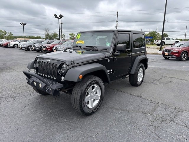 Used 2016 Jeep Wrangler Sport S with VIN 1C4AJWAG9GL148088 for sale in Monmouth Junction, NJ