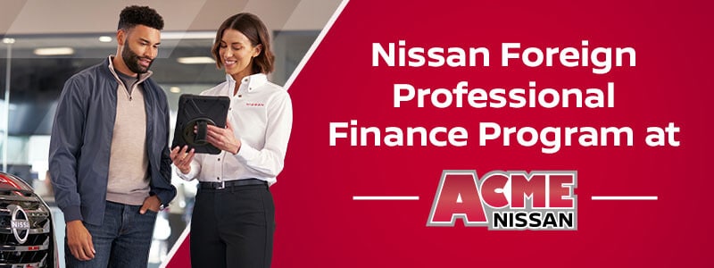 Nissan Foreign Professional Finance Program
