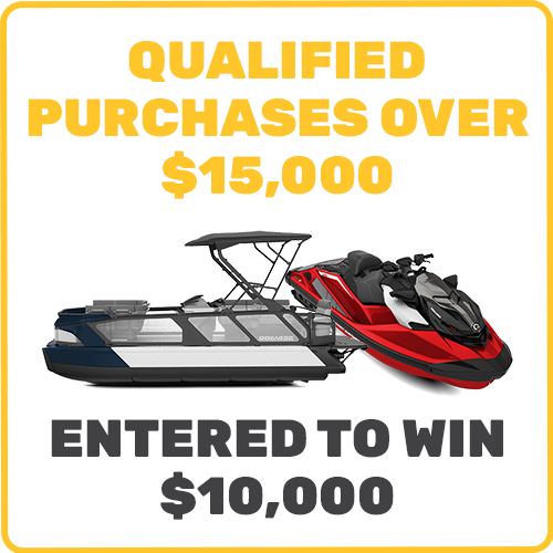 Qualified Purchases over $15,000 entered to win $10,000
