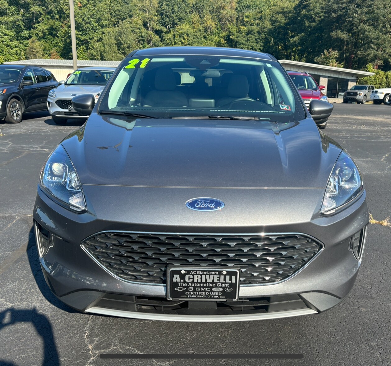 Used 2021 Ford Escape SE with VIN 1FMCU9G60MUA99848 for sale in Franklin, PA