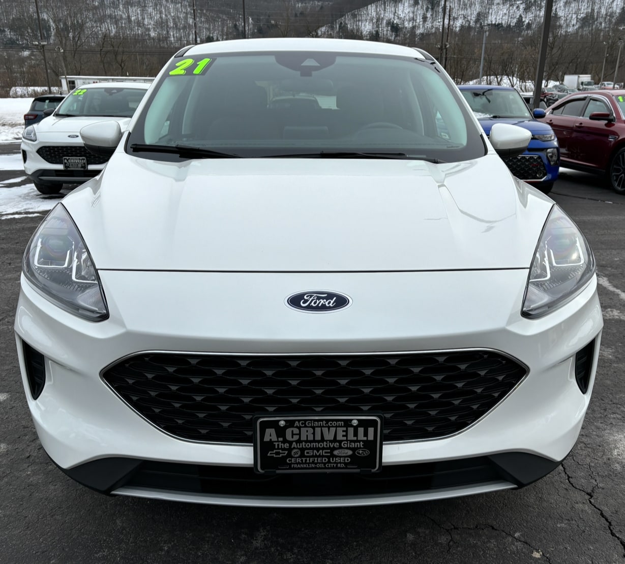 Used 2021 Ford Escape SE with VIN 1FMCU9G60MUB29320 for sale in Franklin, PA